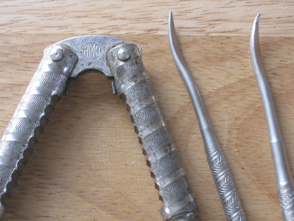 HMQ Vintage Seafood or Nut Cracker Tool with 2 Picks