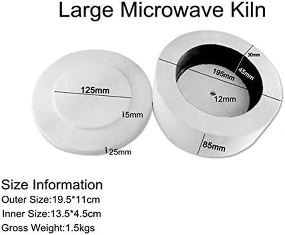 Large Microwave Kiln for Glass Fusing
