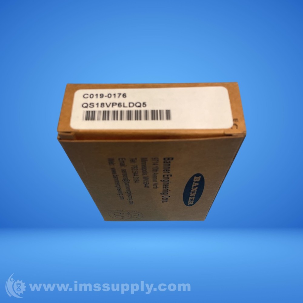 Banner QS18VP6LDQ5 Laser Diffuse Sensor FNOB