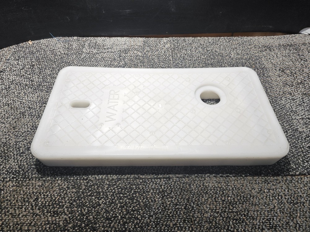 Rectangular Water Meter Box Lid Only 20.5" x 10.5" White, Polymer