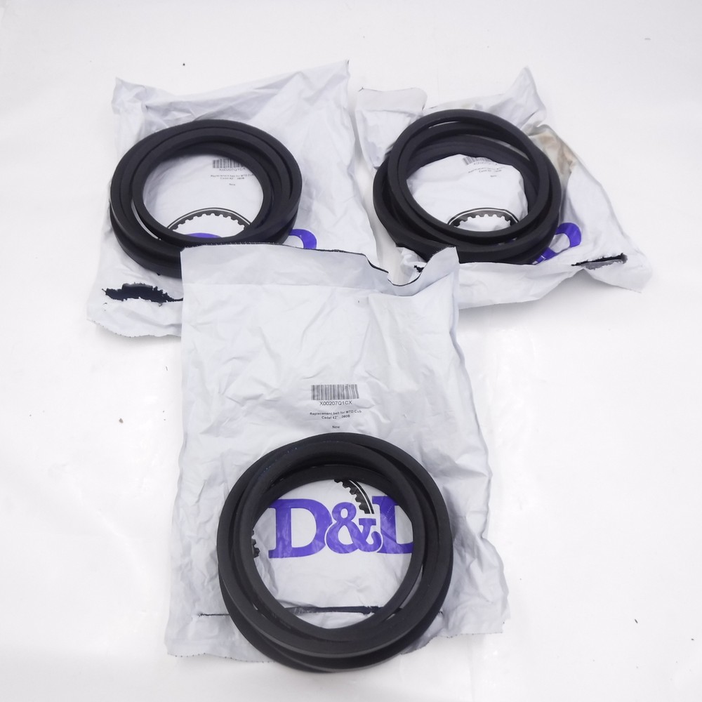3 Pack 42" D&D Replacement Deck Belts For Cub Cadet XT1 XT2 Enduro Series LT42