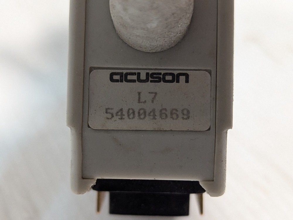 Acuson L7 Needle Guide Ultrasound Transducer Probe