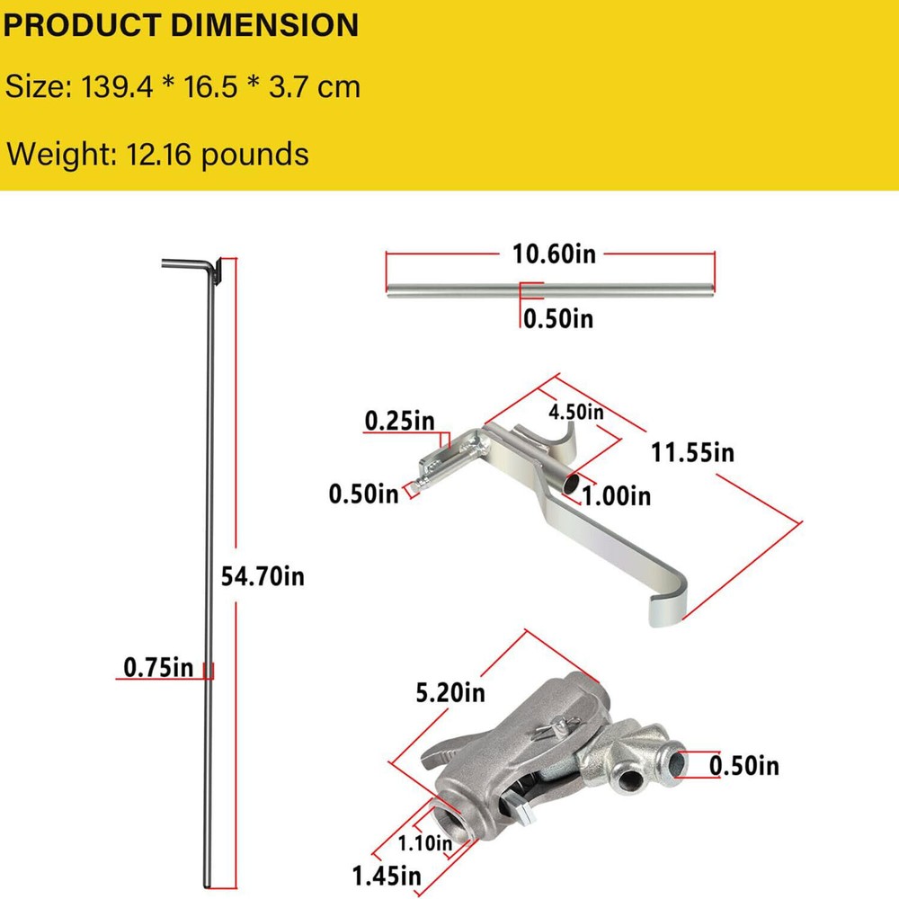 77043 Monkey-On-A-Stick Jack Set For Push, Pull, Align & Straighten Operations