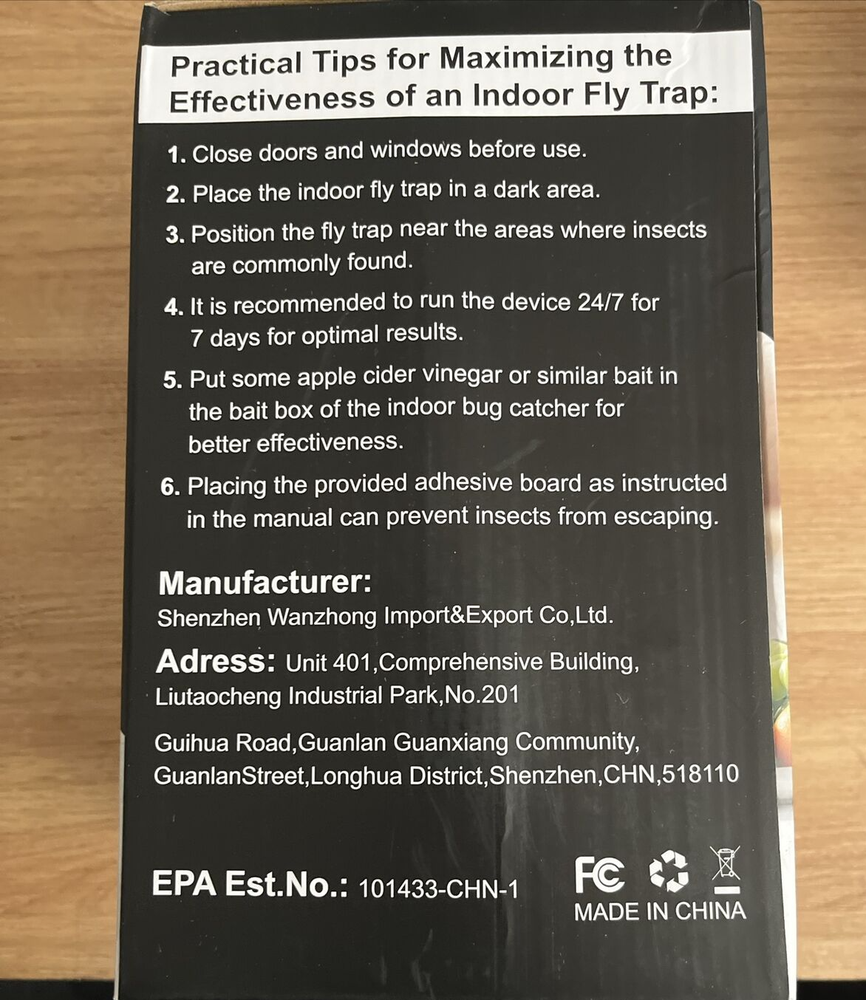 Indoor Fly Trap Bug Pest Control with 10 Sticky Boards NEW