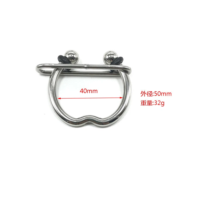 Stainless Steel Penis Stretcher Balls Enhancer Delay Ejaculation Training Ring