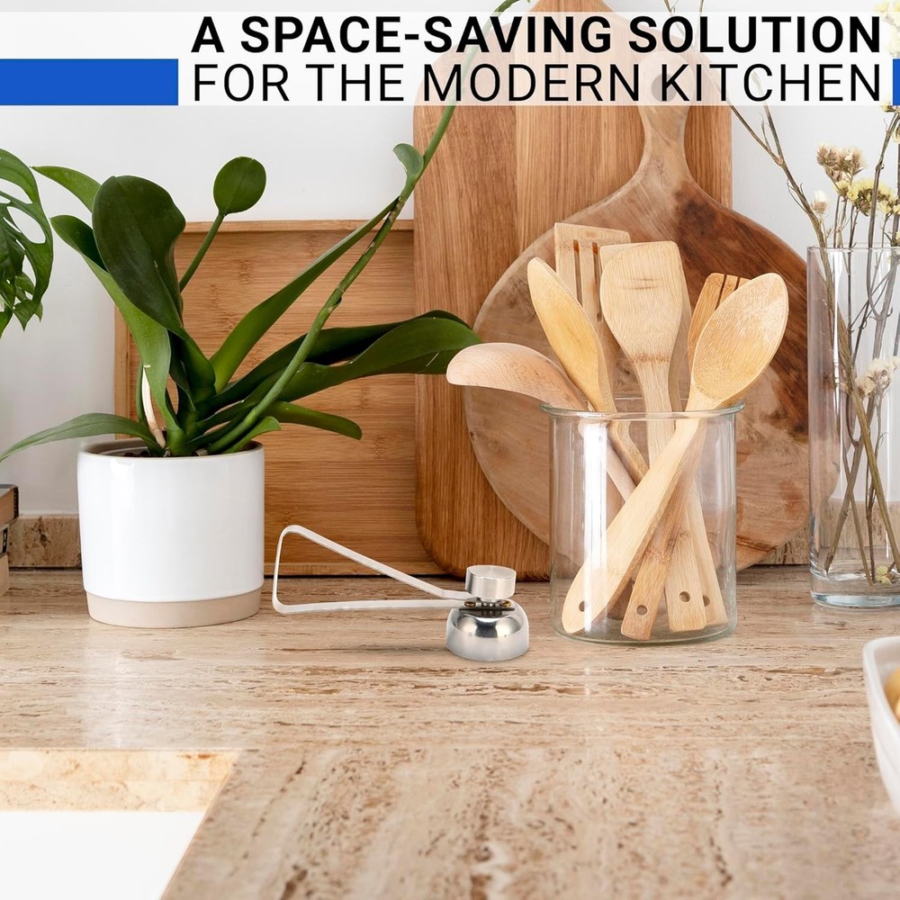 Egg Cracker Tool for Raw Eggs - Stainless Steel Shell Opener