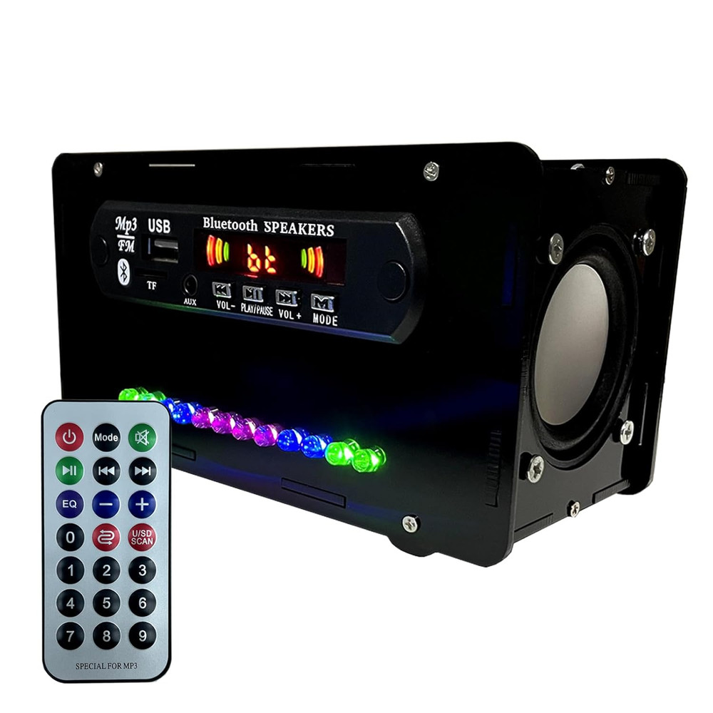 YYSOLDER Speaker Soldering Practice Kit Raaadio AUX Player Level Indicator Dual