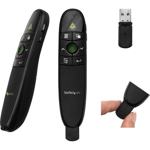 StarTech PRESREMOTEG Wireless Presentation Remote 90 ft Green Laser