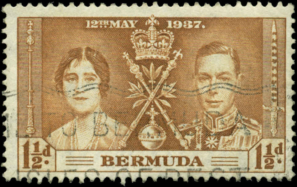 Bermuda Scott #115 - #117 SG #107 - #109 Used Coronation Issue