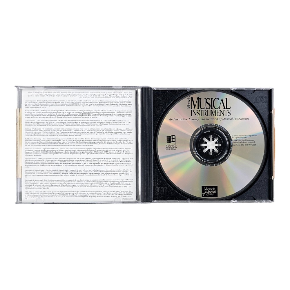 Microsoft Musical Instruments (CD Windows 1990's) Microsoft Home - Windows 95