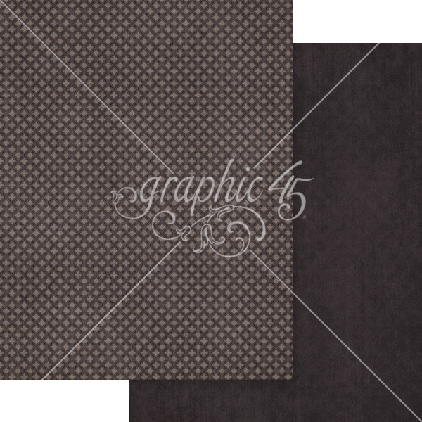 GRAPHIC 45 "GHOSTLY GREETINGS" 8.5 x 11 IN PATTERNS & SOLIDS PACK