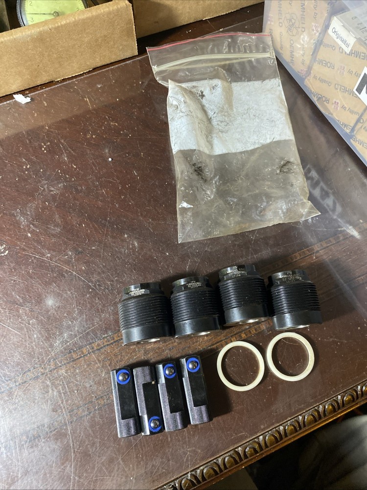 Qty.4 Roemheld Threaded Body’s S2-1010-01 + Extras (M47)