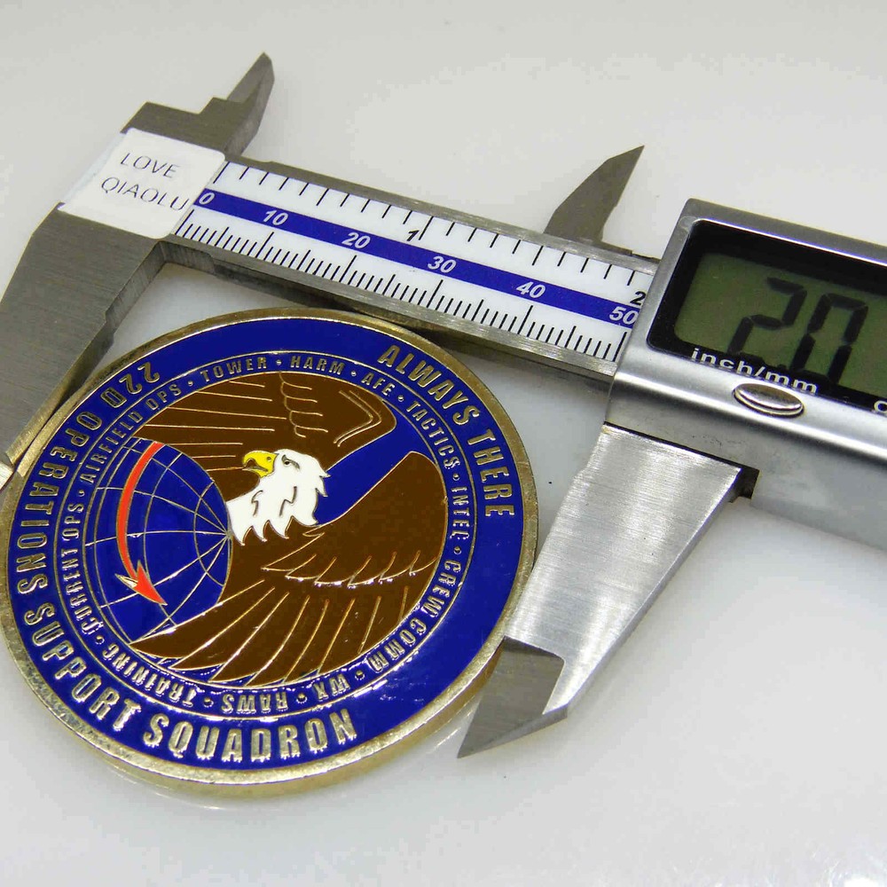 22D OPERATIONS SUPPORT SQUADRON COMMANDER CHALLENGE COIN