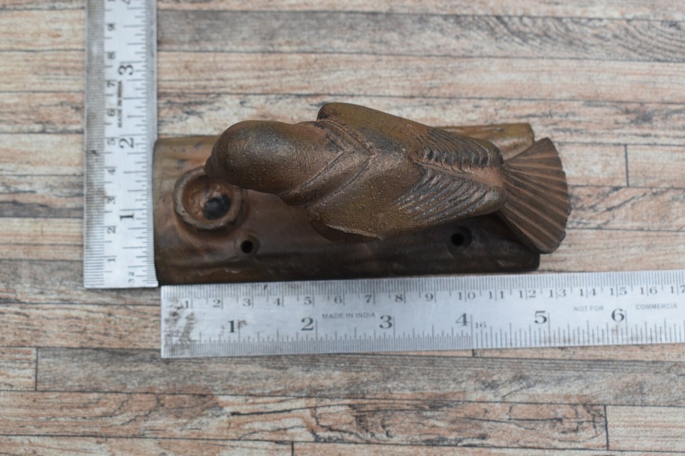 Cast Iron Woodpecker Bird Shape Door Gate Pull Handle Knocker Farm Barn Decor