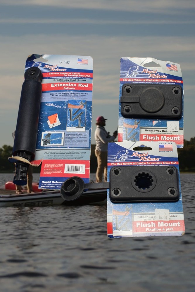 Rapid Release Brand, Breakaway FishRod Holder Socket for Flush Mount