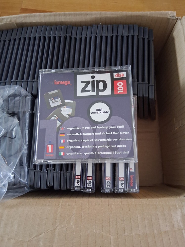 iomega zip 100 55 pack as is