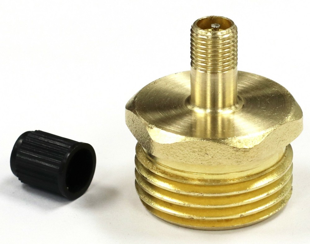 Tire Inflation Schrader Valve to Male Garden Hose Faucet Winterize Blow Out RV