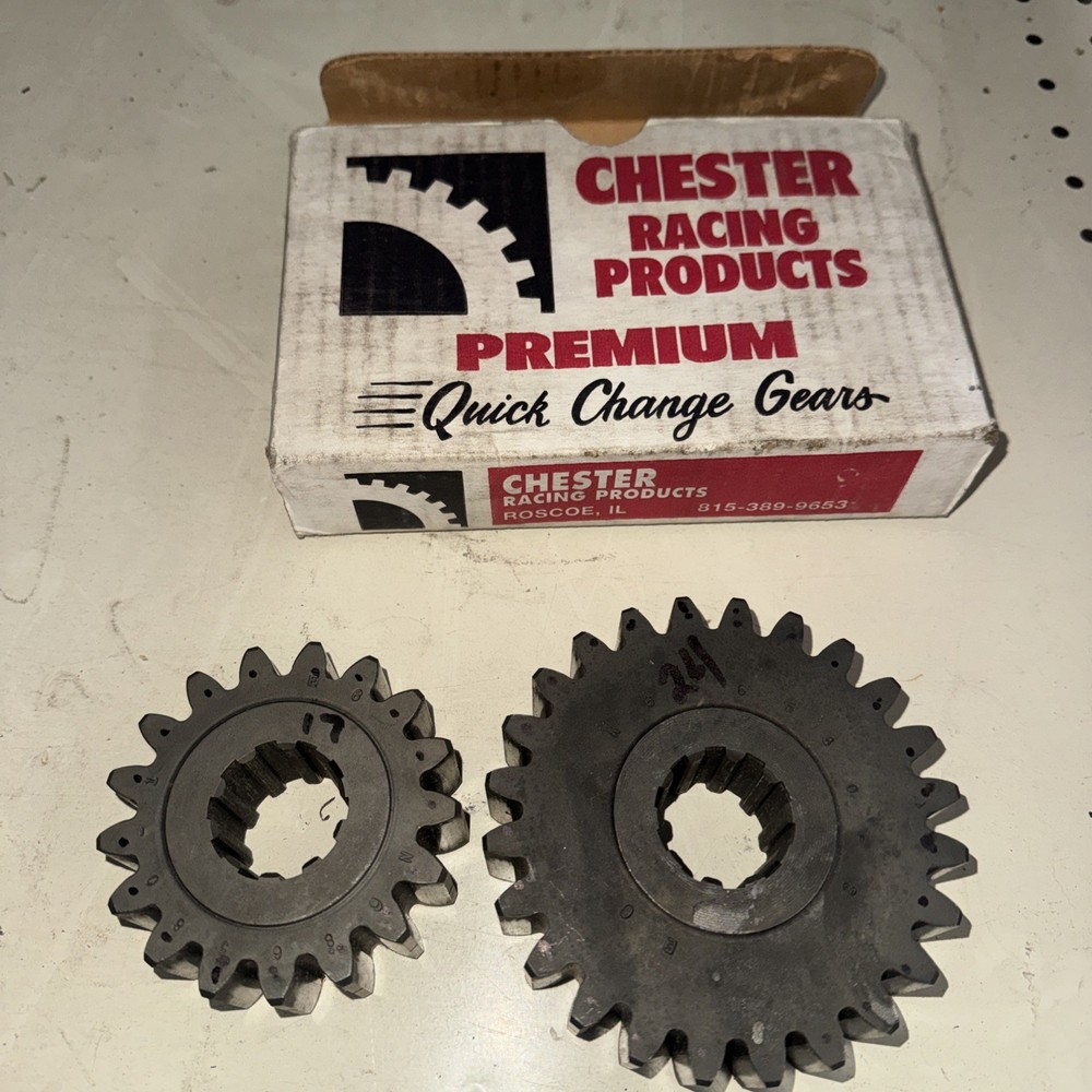 Chester Quick Change Rear End Gears 24 And 17 Spline 6.86 Ratio