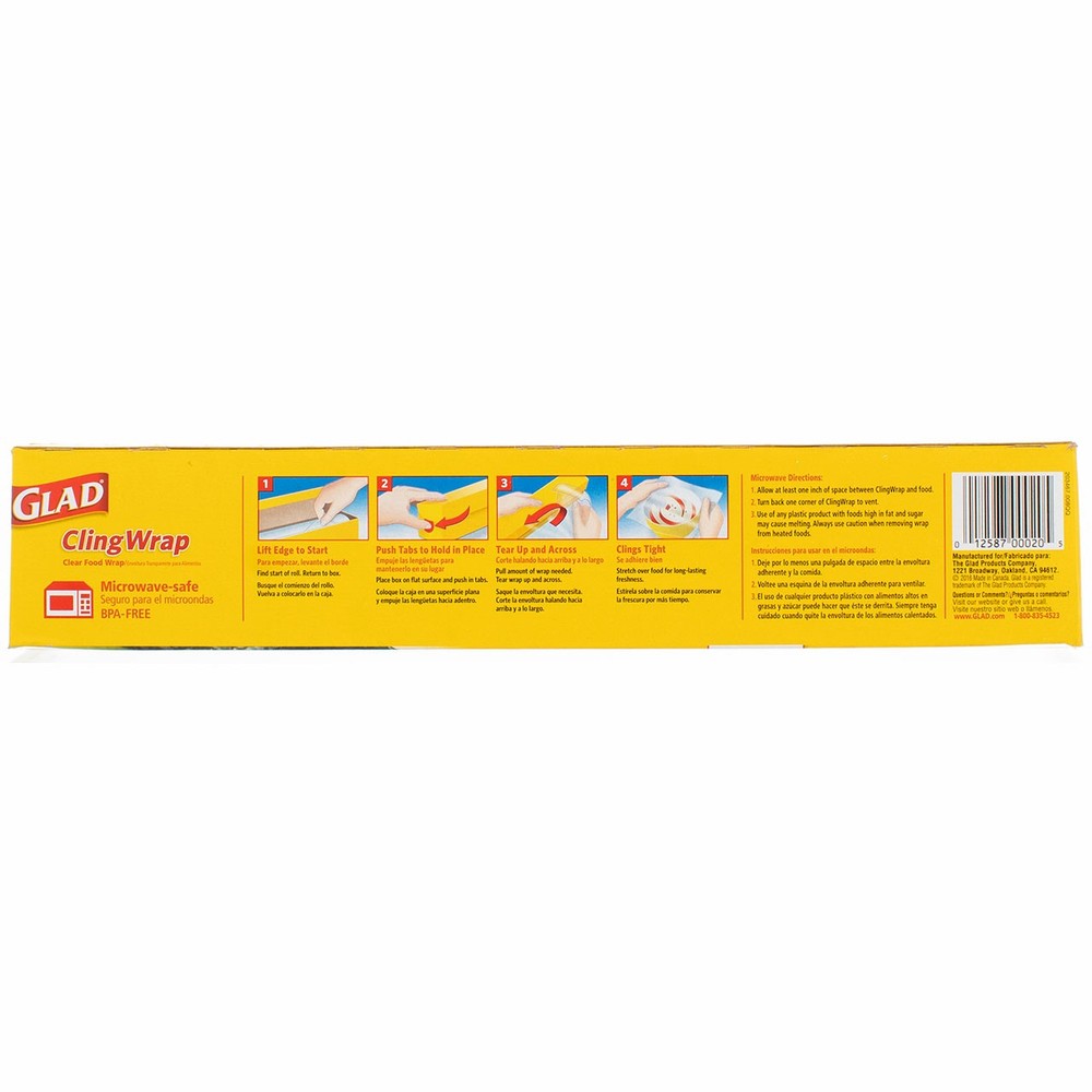 2 Pack Glad ClingWrap Food Wrap