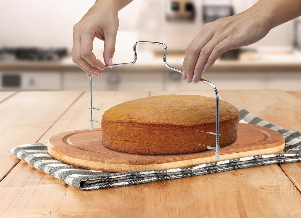 Mrs. Anderson’S Baking Adjustable 2-Wire Layer Cake Cutter and Leveler, Stainles