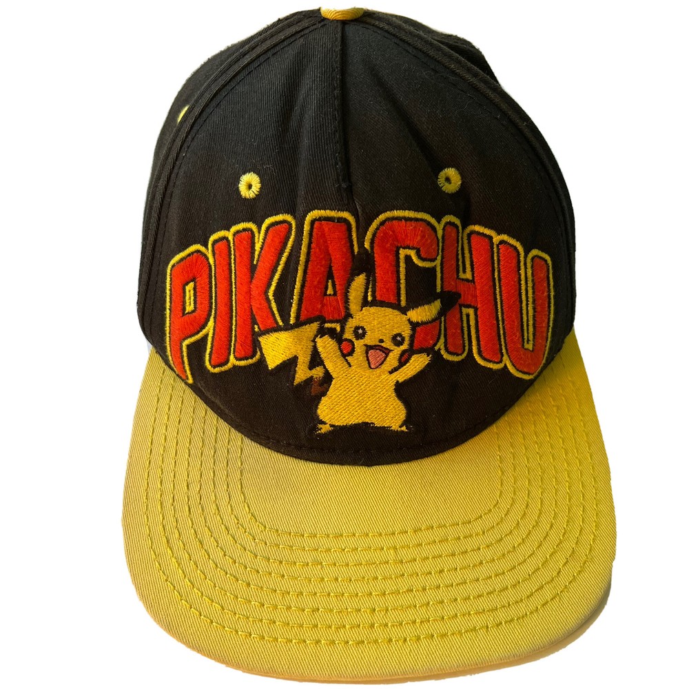2016 Pokémon - PIKACHU Embroidered Adjustable Snapback Baseball Cap Hat