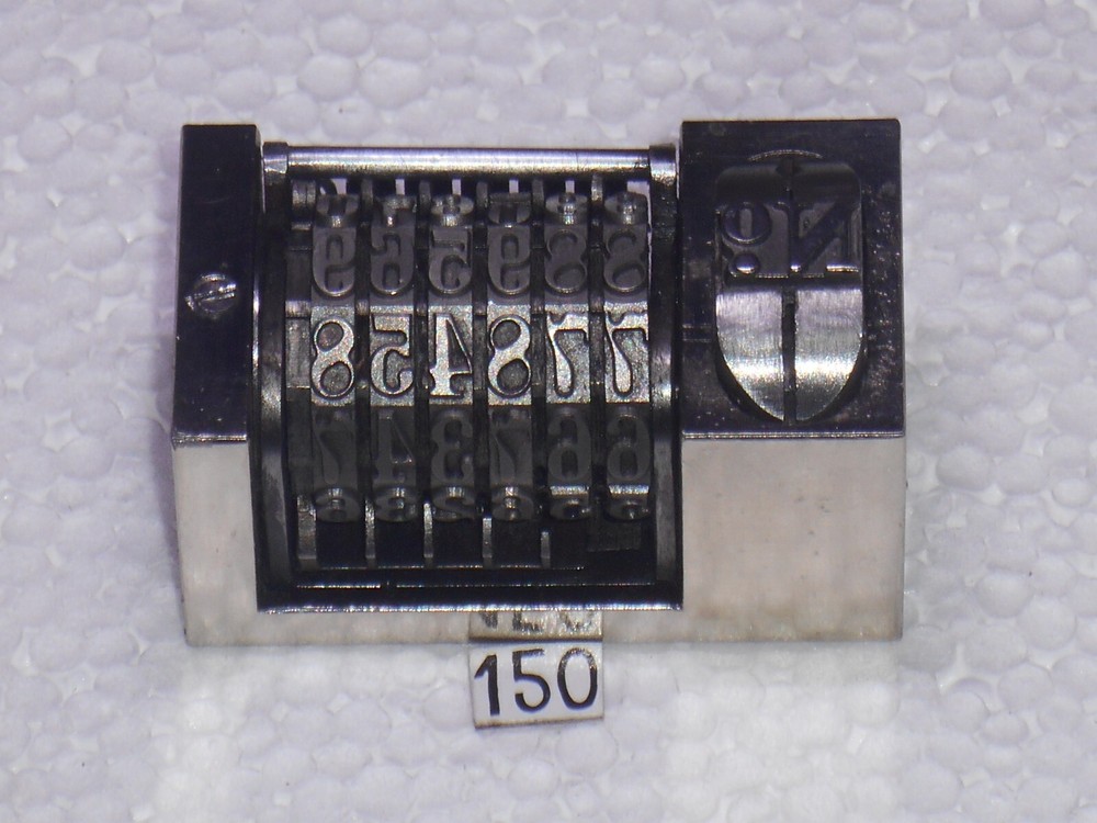 SUPER SPEED | letterpress Reverse numbering machine | 150