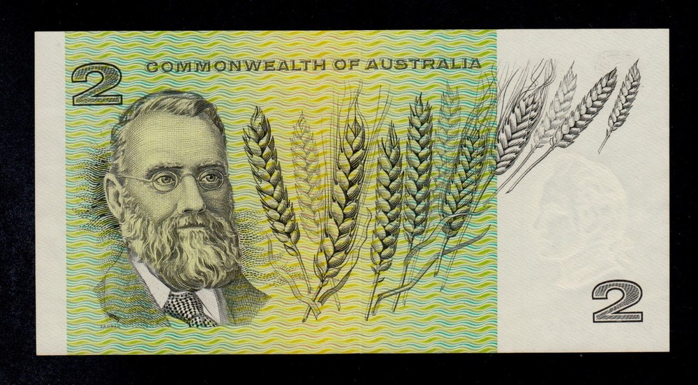 AUSTRALIA 2 DOLLARS ( 1968 ) GRC PICK # 38c AU.
