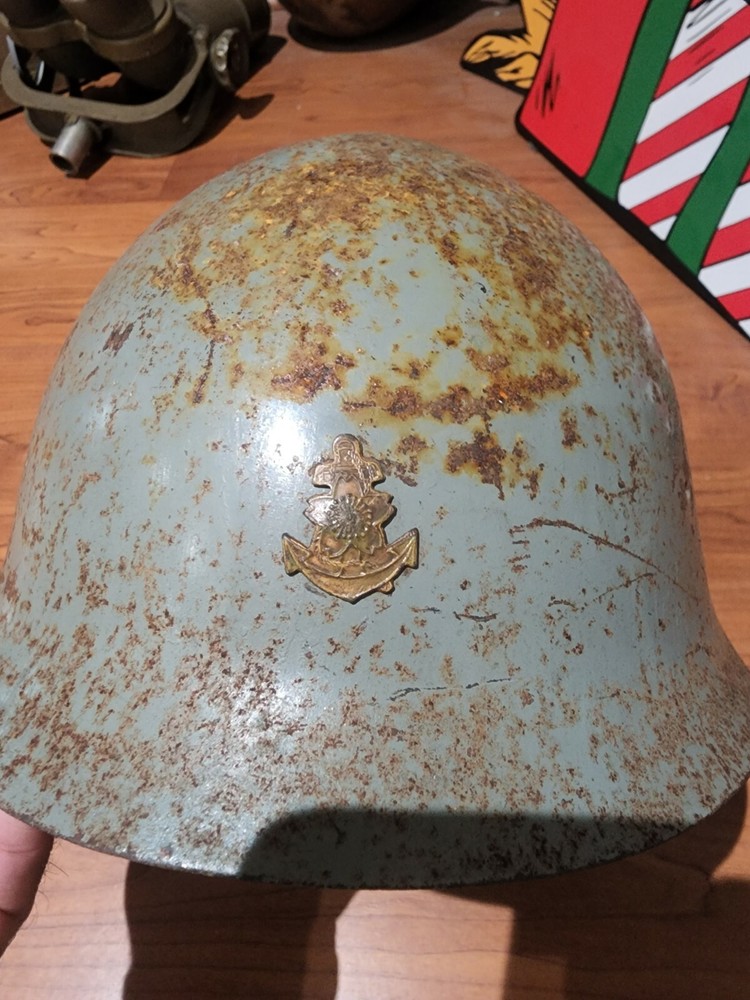 SCARCE WW2 Japanese Special Navy Landing Forces helmet