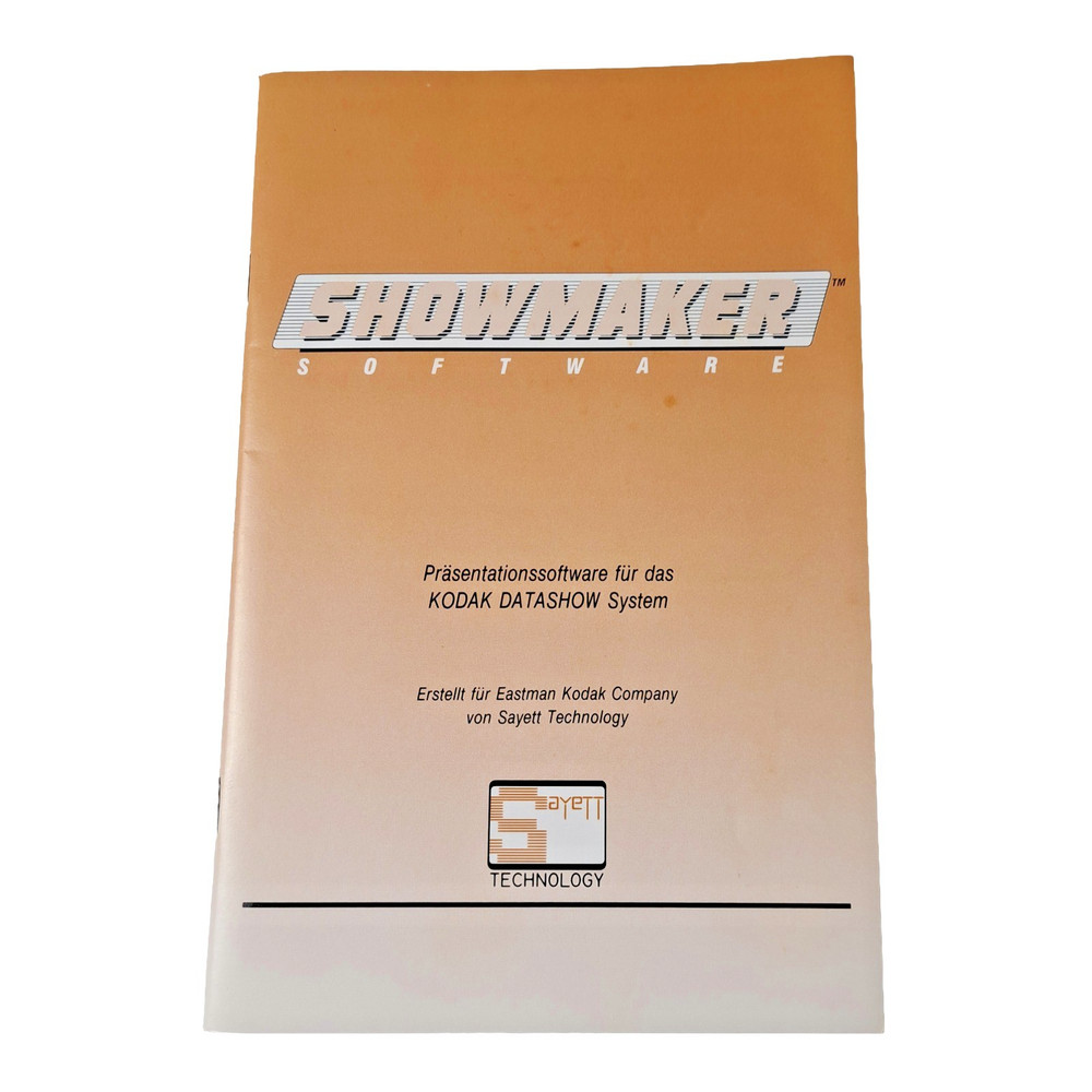 Kodak Datashow Manuals Vintage 1987 Projection System