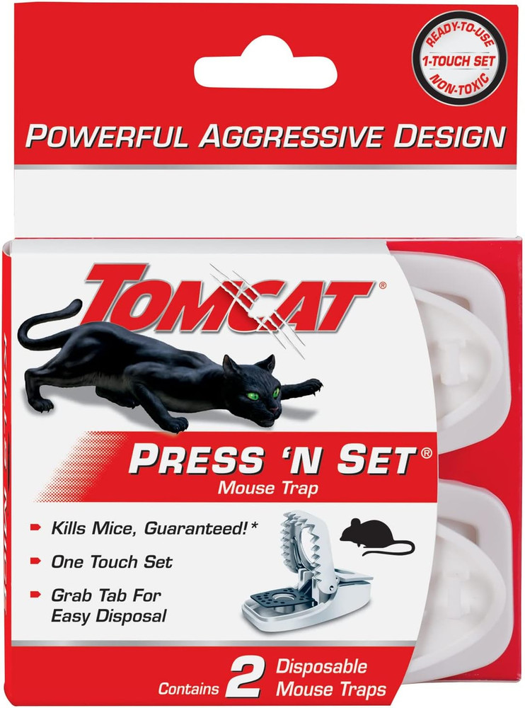 Press 'N Set Mouse Trap, 4-Pack (8 Traps)