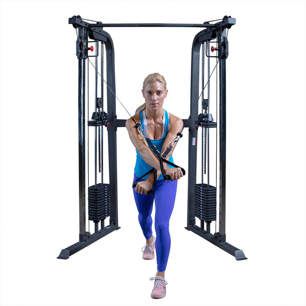 Powerline Dual Stack Functional Trainer with Vertically Adjustable Pulleys