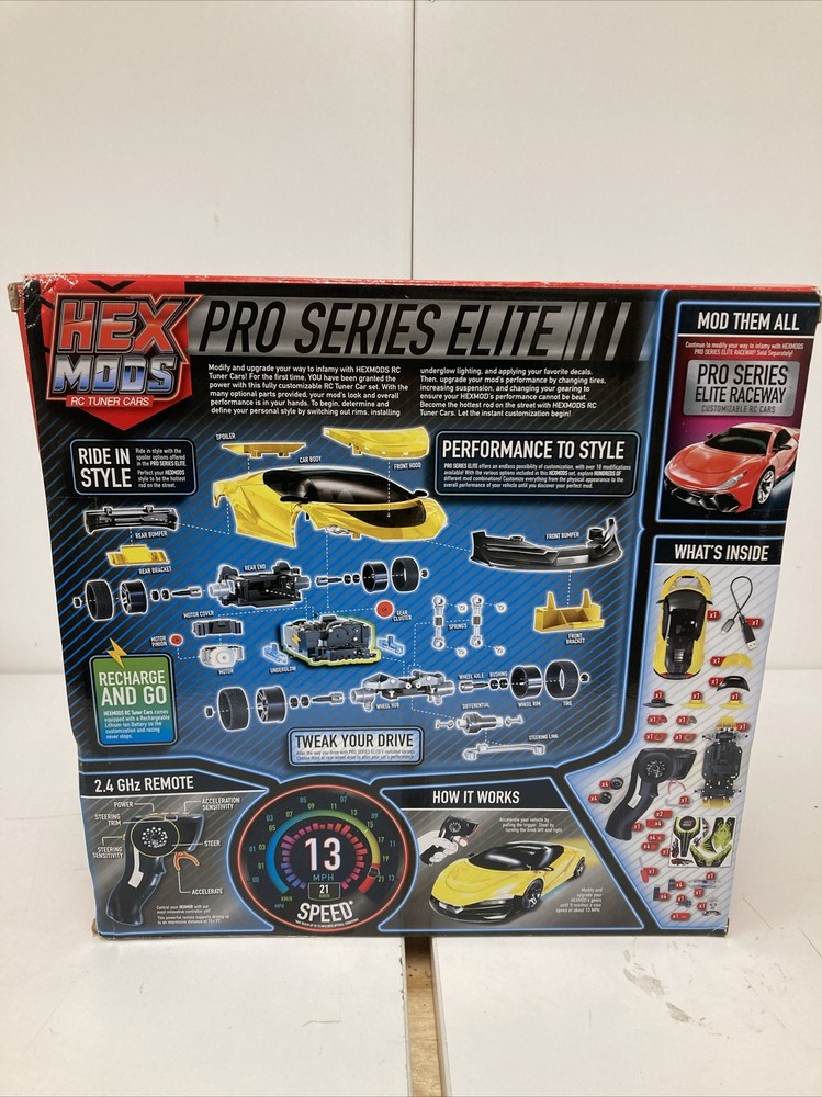 HEXBUG HEXMODS Pro Series Elite, Rechargeable Remote Control Car, New Version