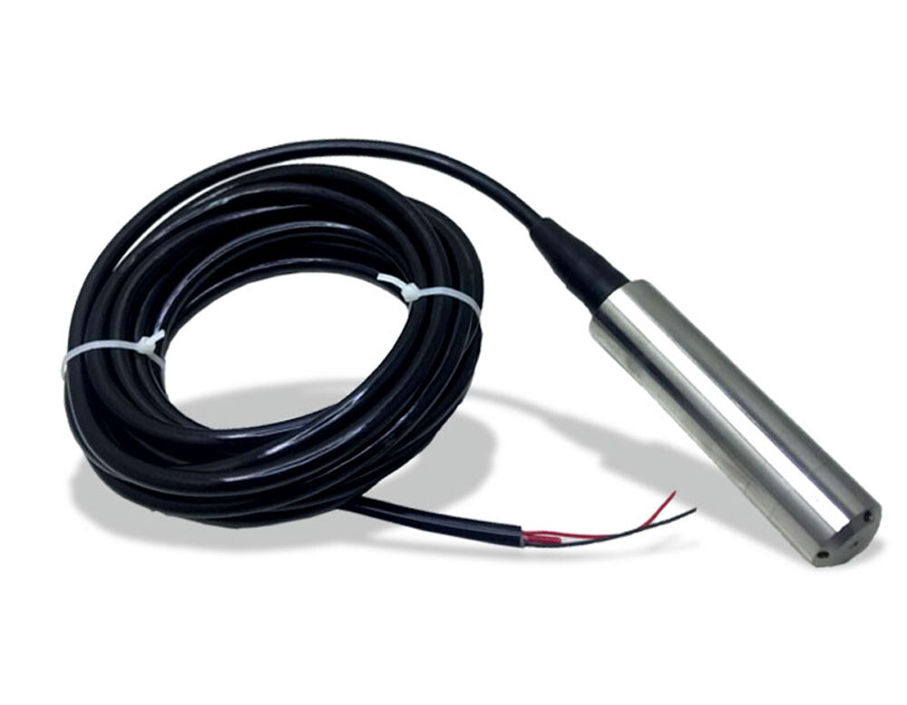 DC24V 4-20mA Throw-In Liquid Level Sensor Water Level Transmitter Range 0 - 5m