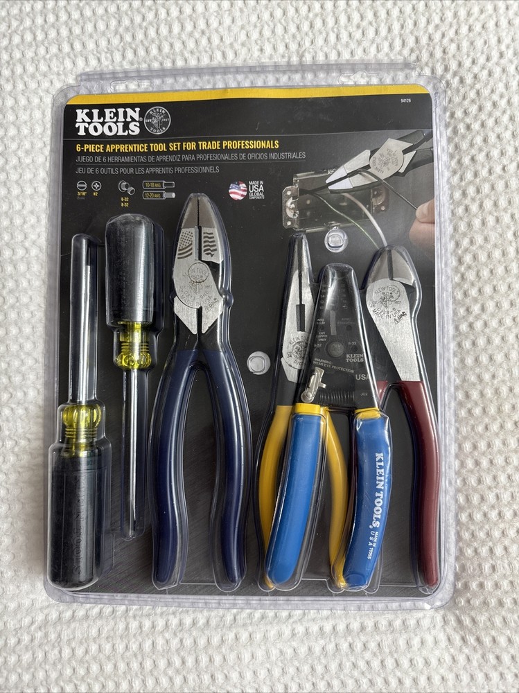Klein Tools 94126 6-Piece Apprentice Tool Set. Free Shipping