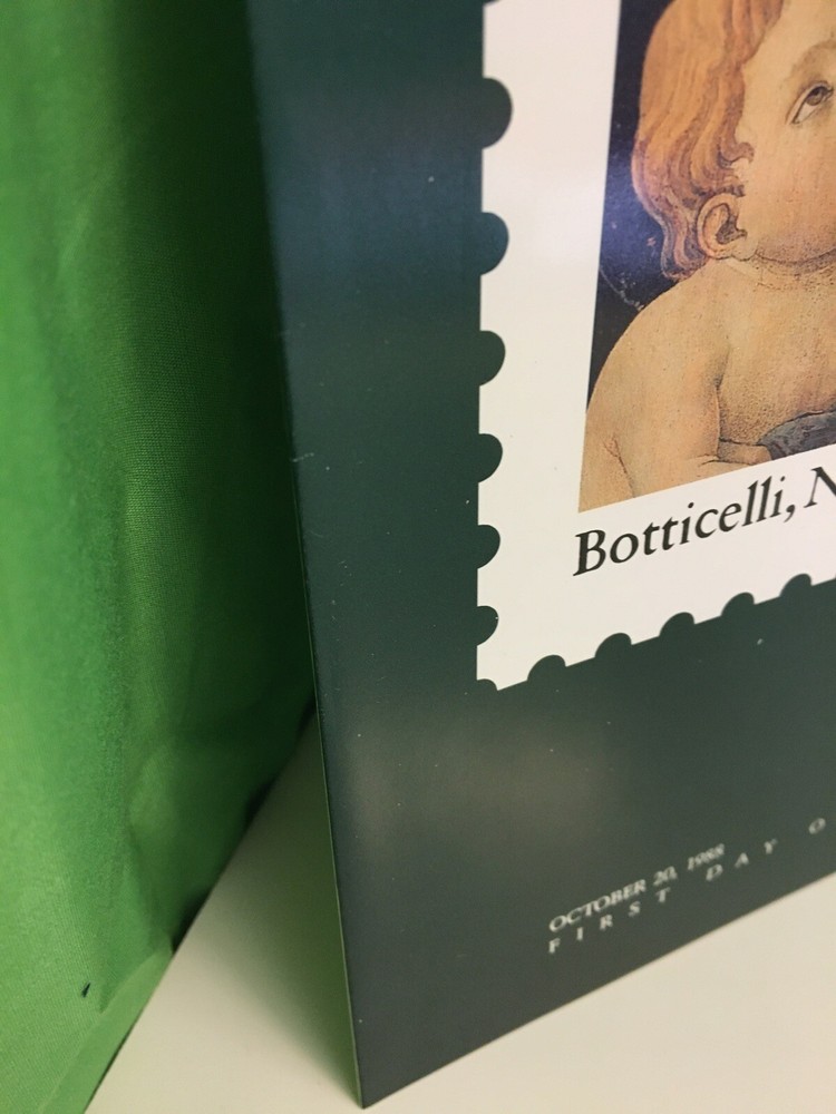 Christmas stamp, Botticelli, First Day of Issue Ceremony Program, 1988