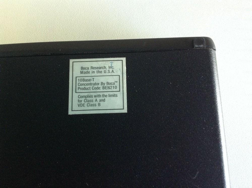 KK10: Boca 10Base-T Concentrator BEN210
