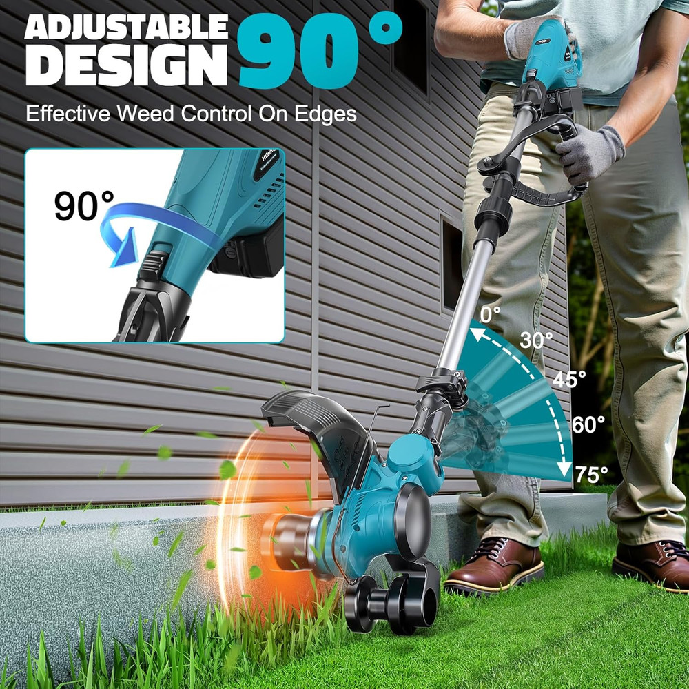 Cordless String Trimmer Compatible with Makita 18V (Tool Only), Weed Eater with