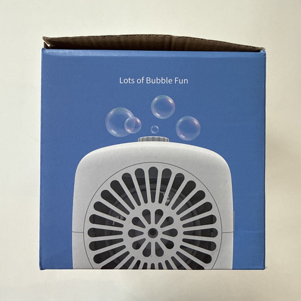 Automatic NIB Bubble Machine Maker Portable Light Plug-in Parties Pool MB1002