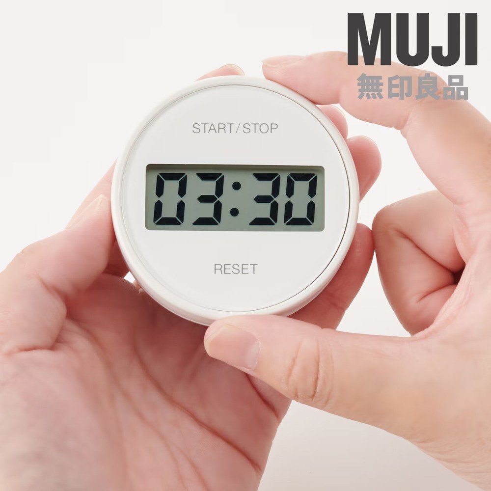 MUJI Dial Kitchen Timer with Magnet