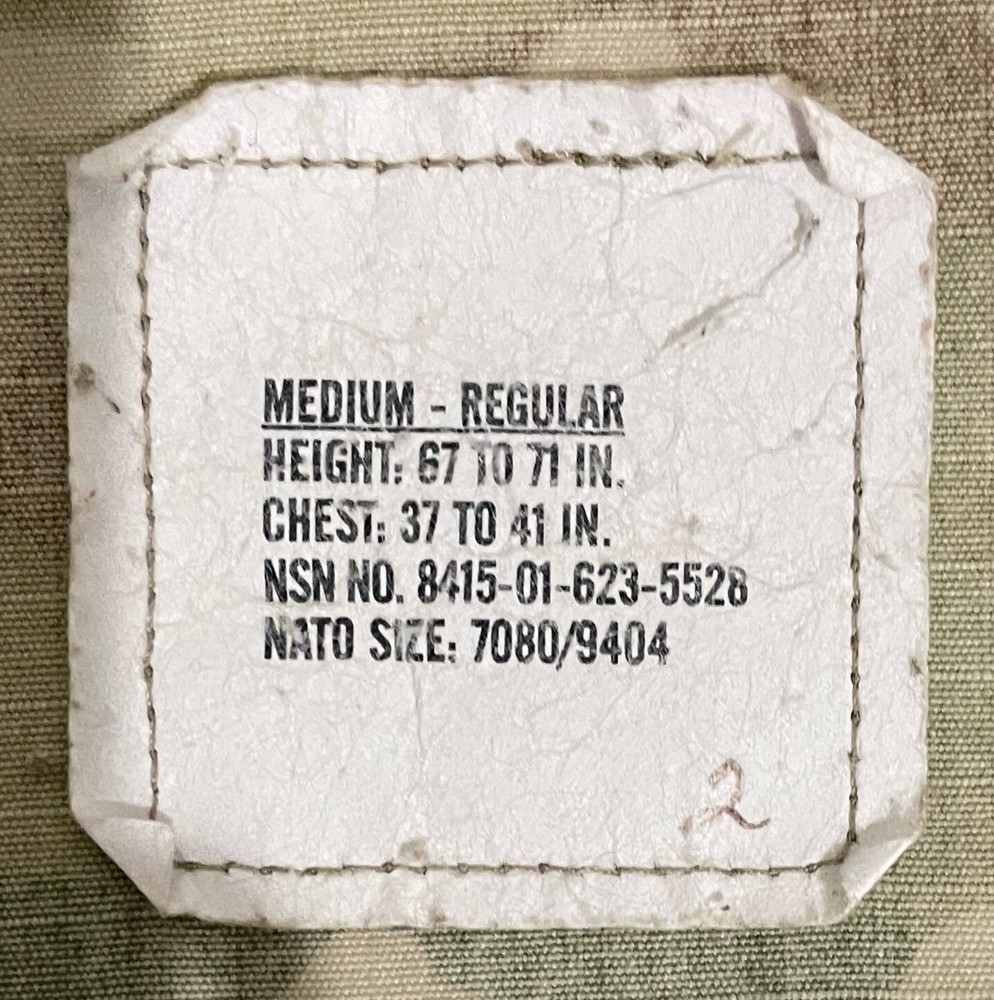 OFFICIAL U.S. ARMY ISSUE - ACU JACKET - OCP -MEDIUM REGULAR -USED