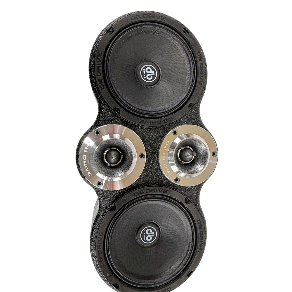 DB Speaker Package Panel 2x6.5 2 X Tweters Speaker Pod Enclousure Box