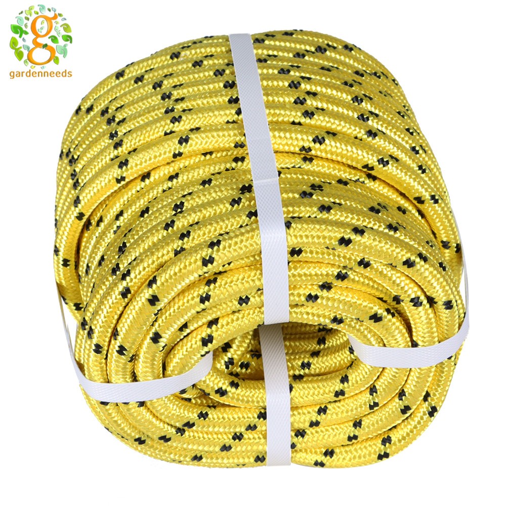 Heavy Duty Double Braid 1/2"x100’ Polyester Rope Sling 5500Lbs BREAKING STRENGTH