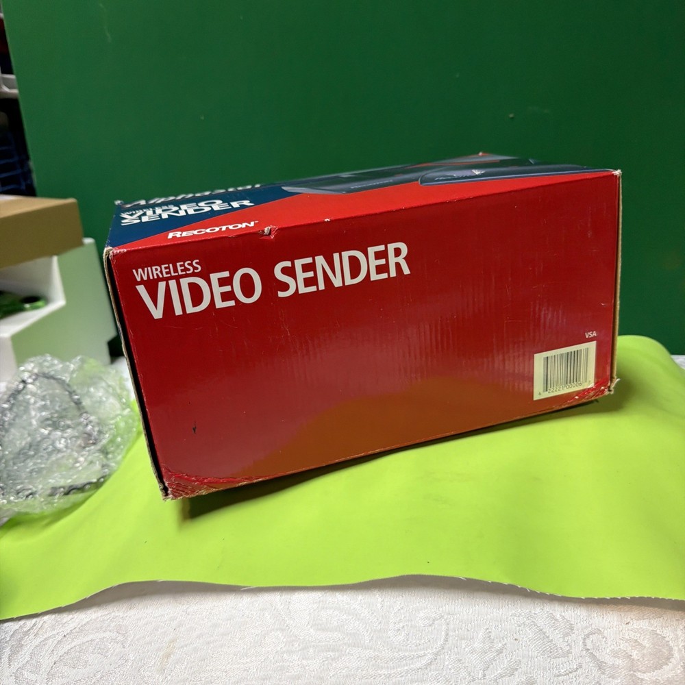 Alphastar Wireless Video Sender Recoton Open Box Untested