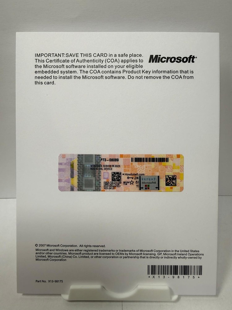 50 RDS Device CALs Windows Server 2025