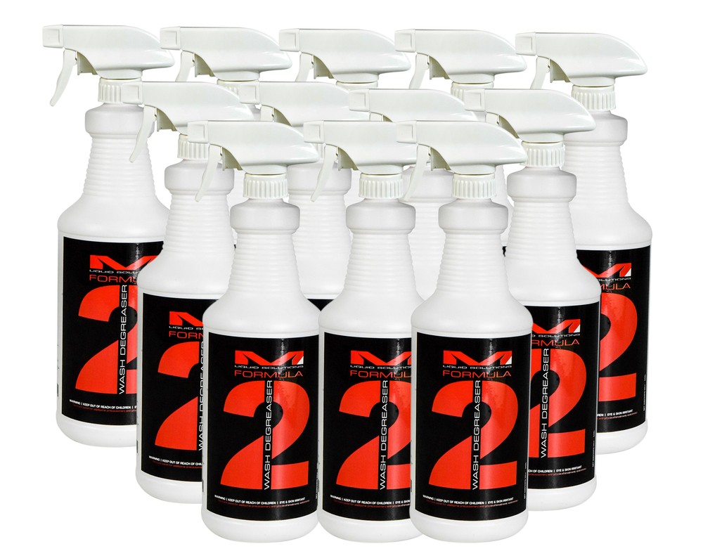 Matrix Liquid Solutions Formula 2 Biodegradable Wash Degreaser 32oz 12 Pack