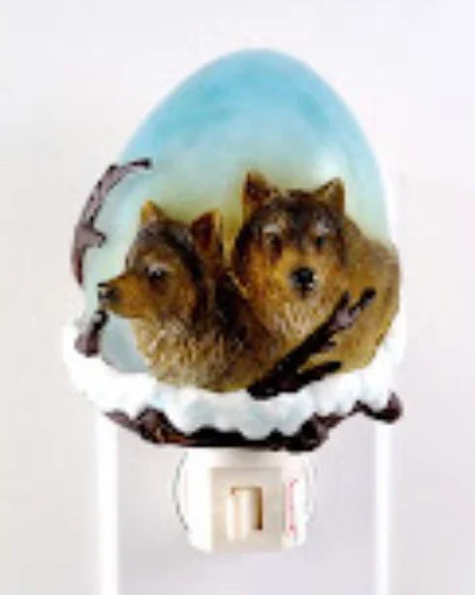Wolf Beautiful 3D polyresin wall plug-in night lights Home decor'