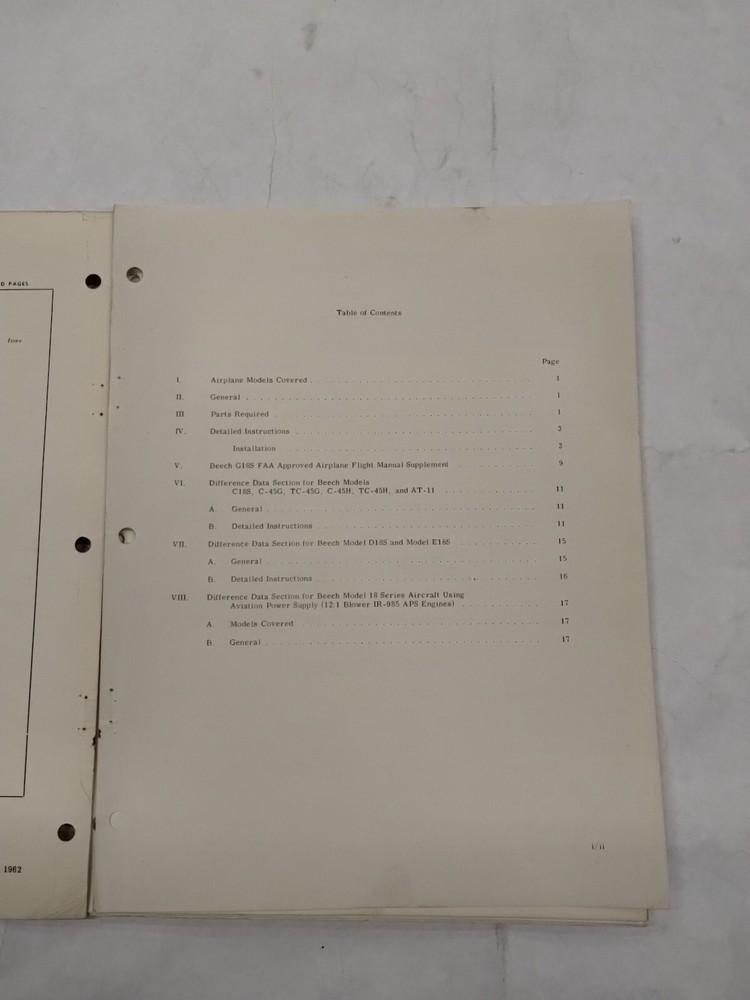 Bendix Model RS-10B2 Fuel Injection System Installation Instructions-Original