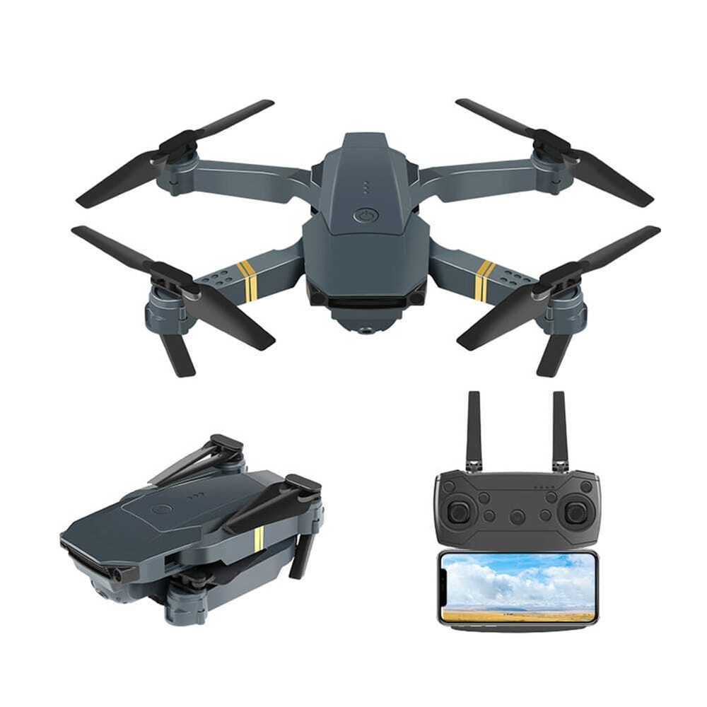 4K Drone HD Wide Angle Camera Drones E58 WiFi RC Quadcopter Foldable 2 batteries