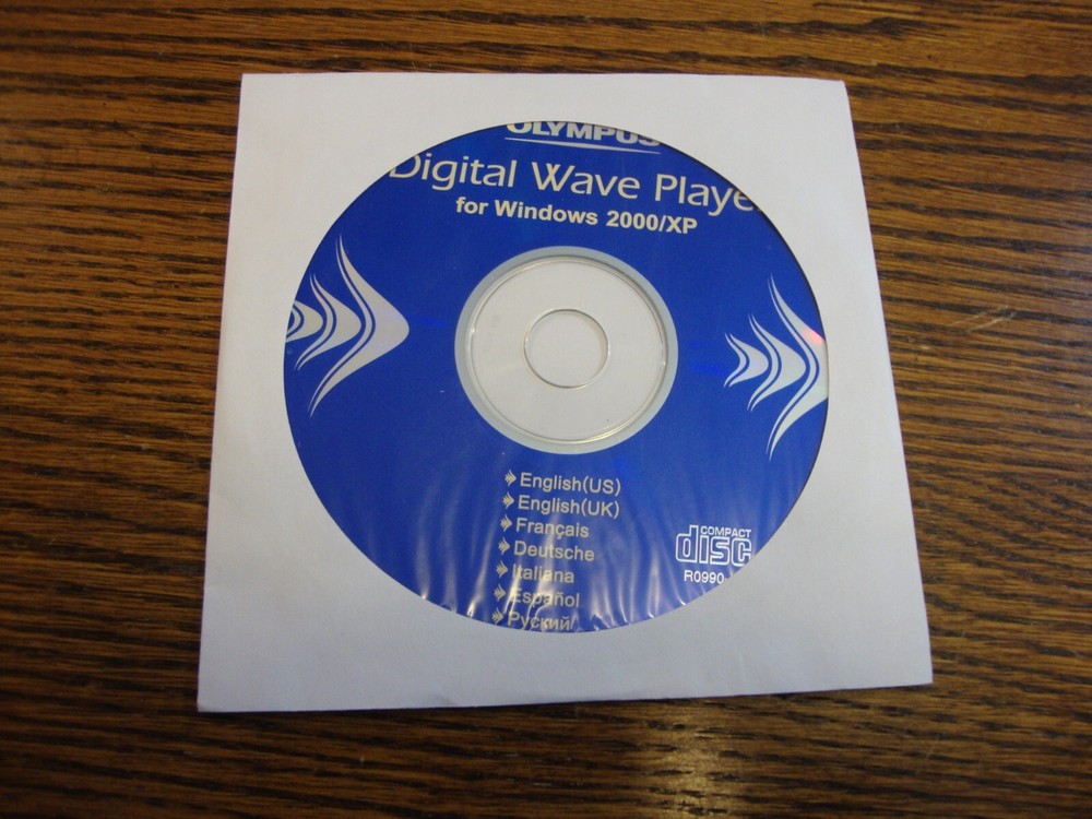Olympus Digital Wave Player for Windows 2000/XP - Disc ONLY