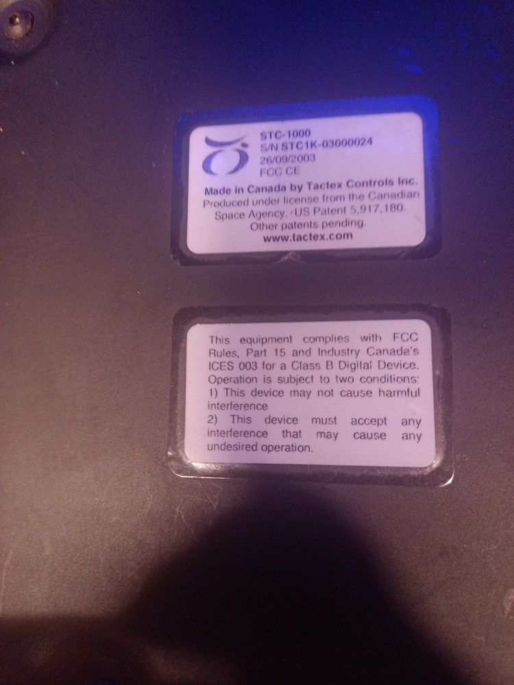 Rare Mercurial Innovation STC-1000 Touch Controller